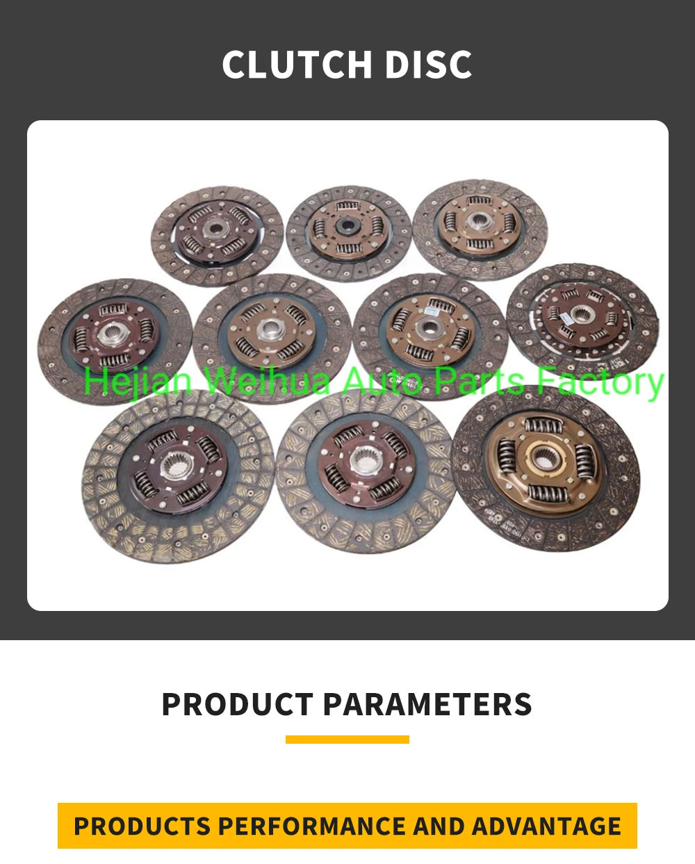 OEM Terbon Truck Clutch Parts Clutch Kit - Clutch Cover 3482 083 032/Clutch Disc 014 250 84 03