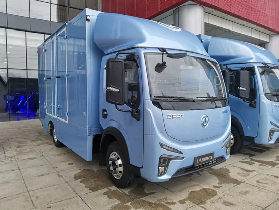Caminhão de carga tipo furgão elétrico de 2 toneladas e 3 toneladas aprovado pela ECE