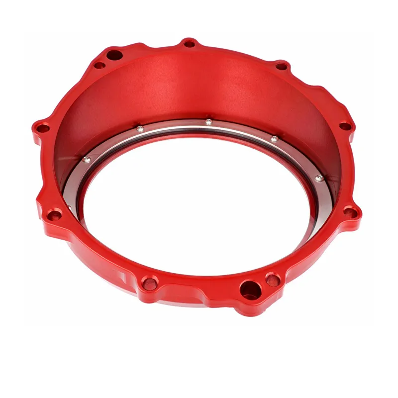 CNC Racing Hydraulic Control 6061 Tarugo Banho de Óleo Anodizado Tampa da Embreagem Transparente