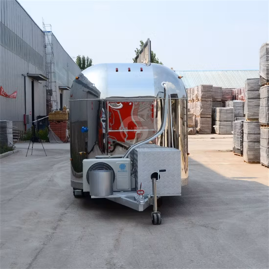 Reboque de alimentos padrão da UE Airstream para quiosque Food Truck